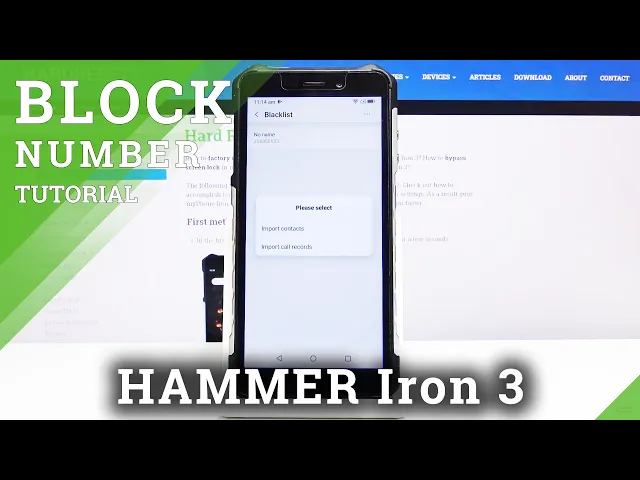Video thumbnail for How to Block Number in Hammer Iron 3 – Create Blacklist