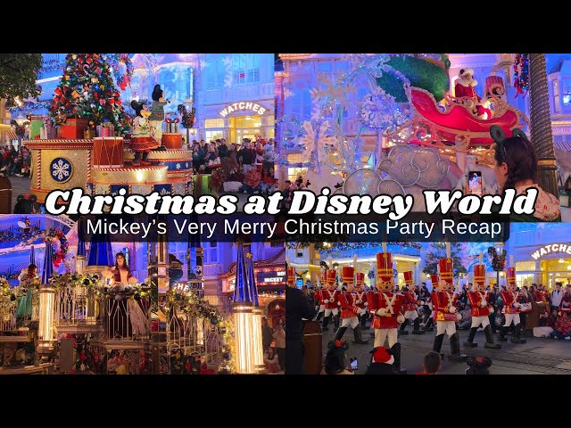 Video thumbnail for Christmas at Disney World: Mickey's Very Merry Christmas Party Recap 2025