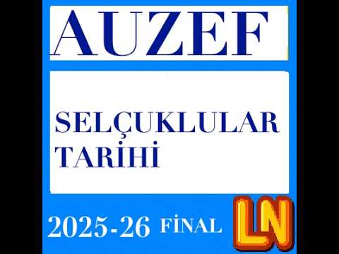 Video thumbnail for Selçuklular Tarihi 2025-2026 Final Soruları