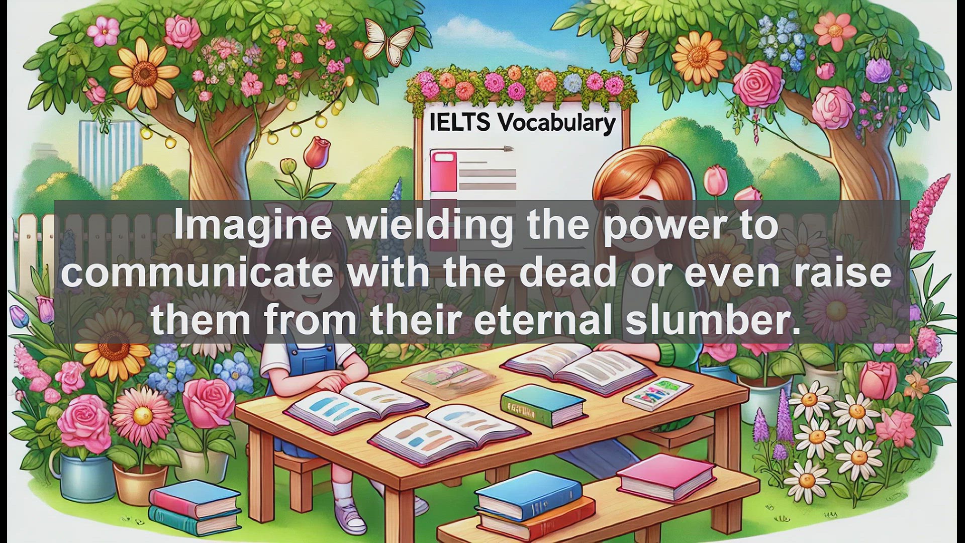 'Video thumbnail for 5000 Must Know IELTS 8.0 Vocabulary - Necromancer: IELTS Vocabulary Lesson on Mystical Communicators'