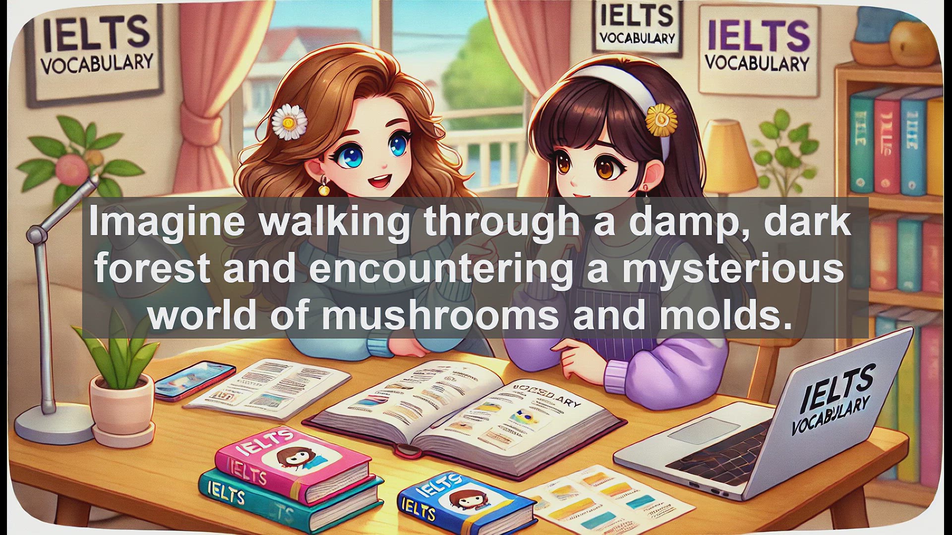 'Video thumbnail for 5000 Must Know IELTS 8.0 Vocabulary - Fungous: Exploring the Fascinating World of Fungi'