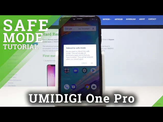 Video thumbnail for How to Enter Safe Mode in UMIDIGI One Pro – Disable Third-Party Apps