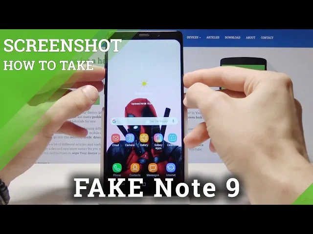 Video thumbnail for How to Take Screenshot in Clone of Samsung Note 9 - Capture Screen