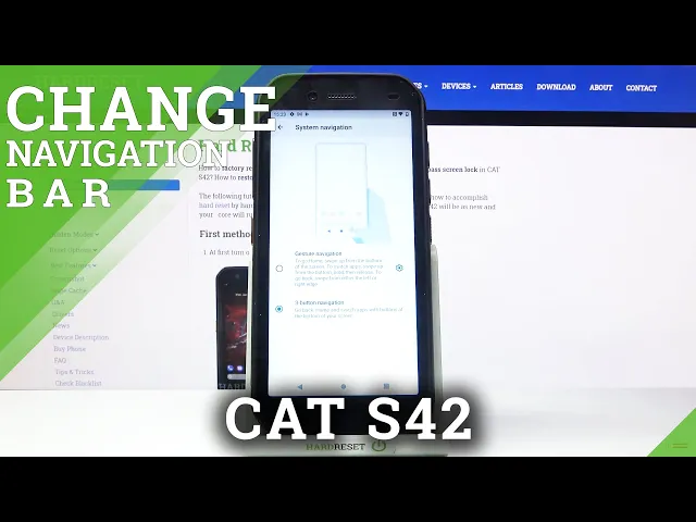 Video thumbnail for How to Change Navigation Bar in CAT S42 – Customize Navigation Bar
