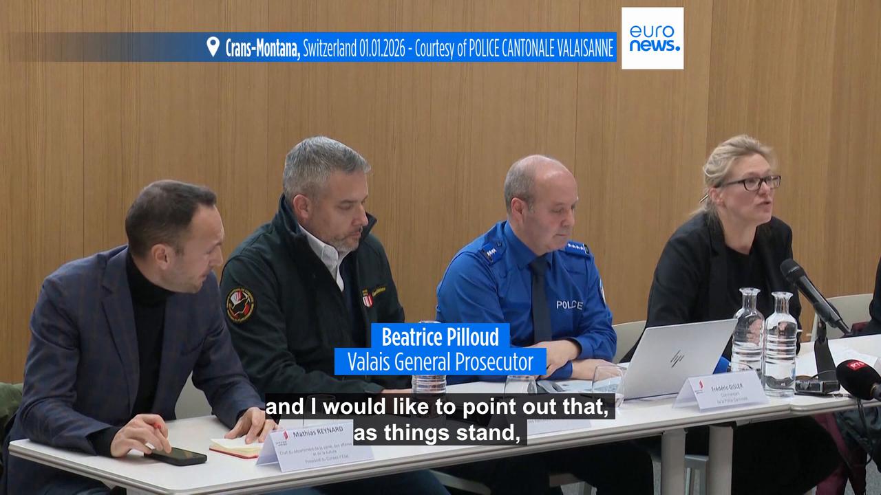 Video thumbnail for At least 40 killed in fire at Swiss ski resort bar during New Year party