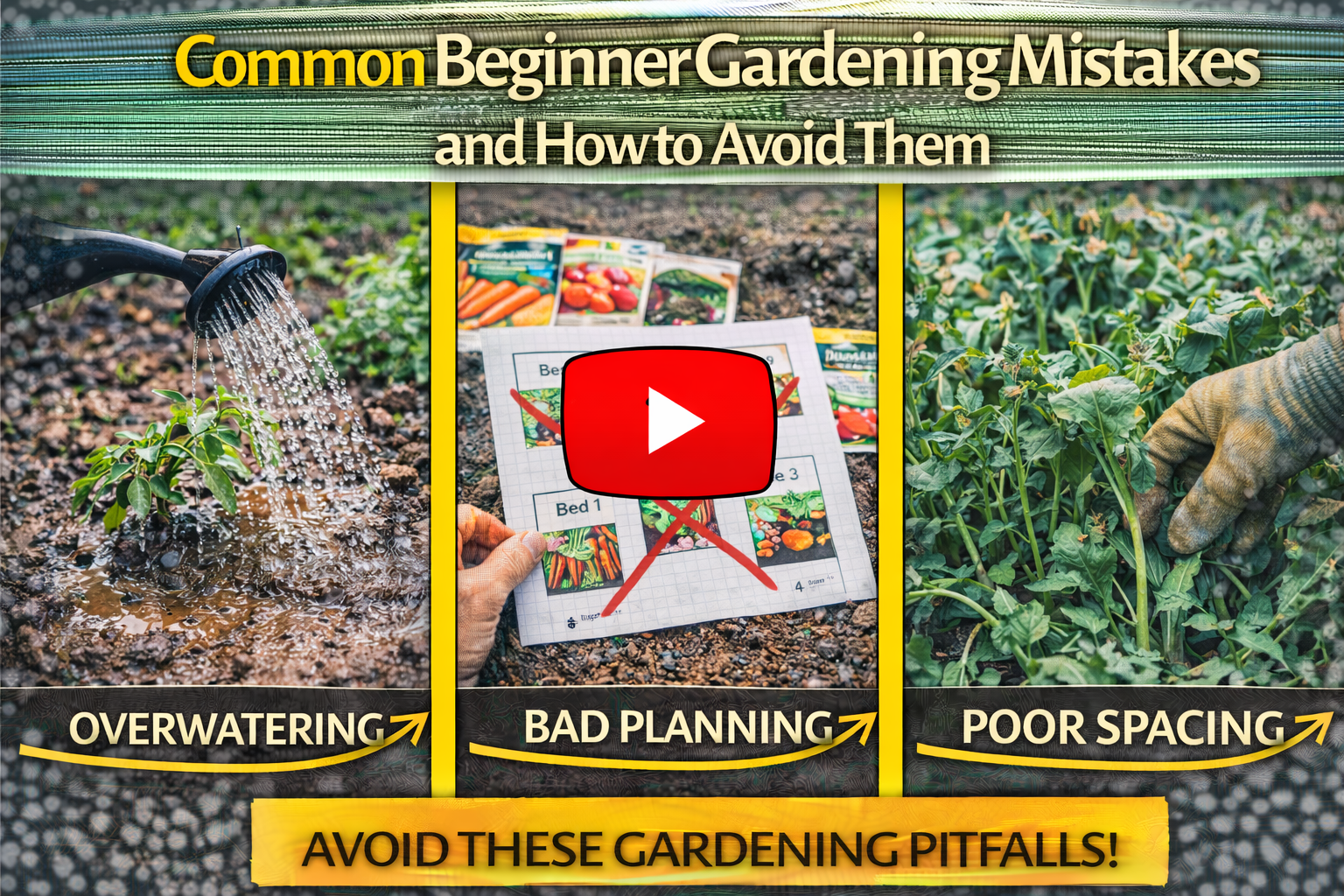Video thumbnail for Common Beginner Gardening Mistakes and How to Avoid Them