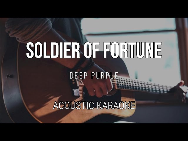 Video thumbnail for Soldier Of Fortune - Deep Purple | Acoustic Karaoke - Instrumental