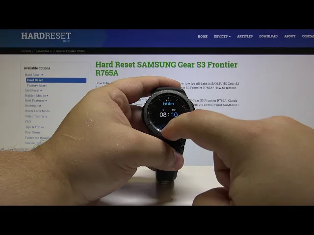 Video thumbnail for Set Up Alarm in SAMSUNG Gear S3 Frontier - Add Reminder