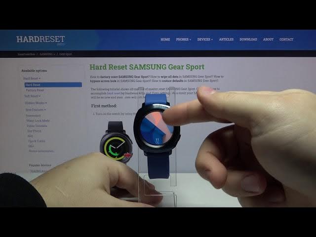 Video thumbnail for Water Lock Mode in SAMSUNG Gear Sport – Deactivate Touchscreen