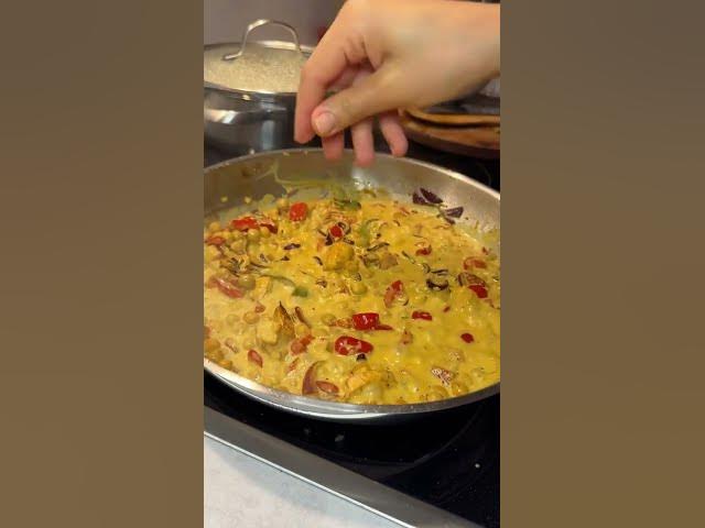 Video thumbnail for Cremig Hühnchen mit Reis 🍚😍😋🔥🌶️