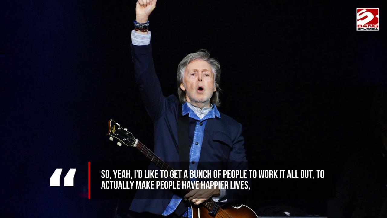 Video thumbnail for Sir Paul McCartney reveals changes he would make as UK Prime Minister