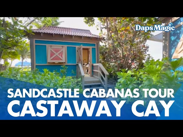 Video thumbnail for Sandcastle Cabanas Tour | Disney Cruise Line  4K