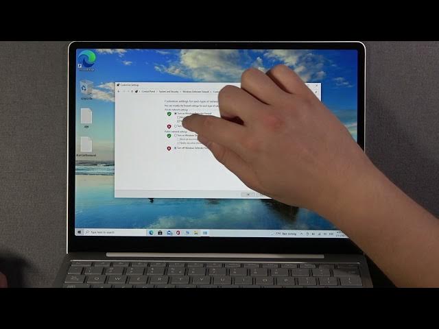 Video thumbnail for How to Turn On / Off Windows Defender on MICROSOFT Surface Go - Temporarily Disable Firewall