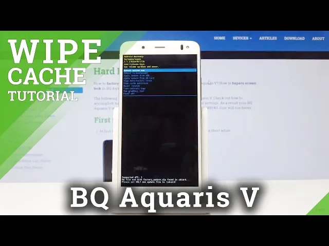 Video thumbnail for How to Wipe Cache Partiton in BQ Aquaris V