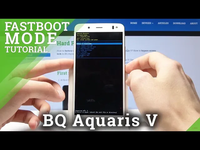 Video thumbnail for How to Enter Fastboot Mode in BQ Aquaris V - Enter Hidden Fastboot Menu