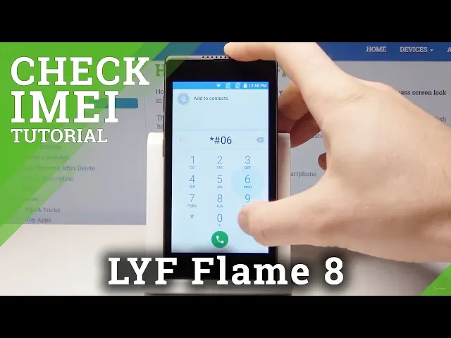 Video thumbnail for How to Check IMEI in LYF Flame 8 - IMEI & Serial Number Info