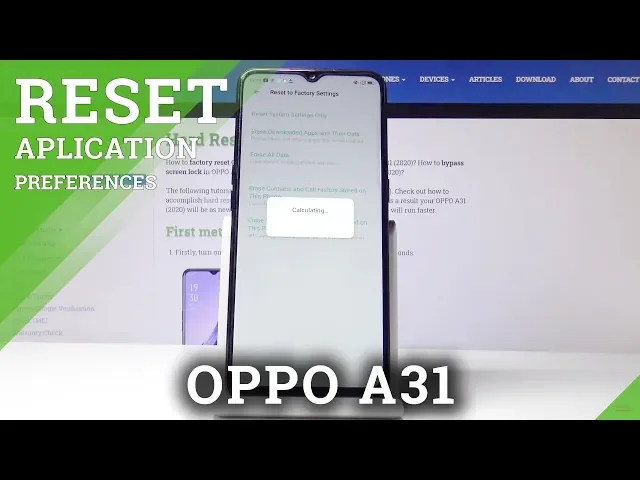 Video thumbnail for How to Restore Default App Configuration in OPPO A31 2020 - Reset App Preferences