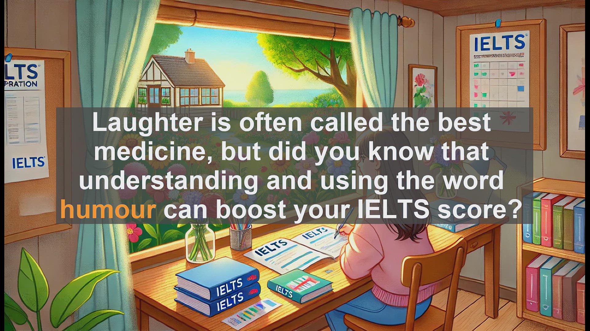 'Video thumbnail for 2500 Must Know IELTS 6.5 Vocabulary - Boost Your IELTS Score: Understanding the Word 'Humour''