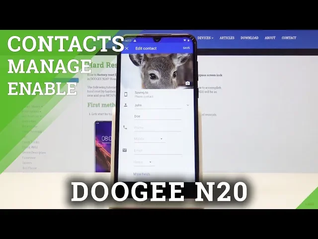 Video thumbnail for How to Personalize Contact in DOOGEE N20 - Add Photo To Contact