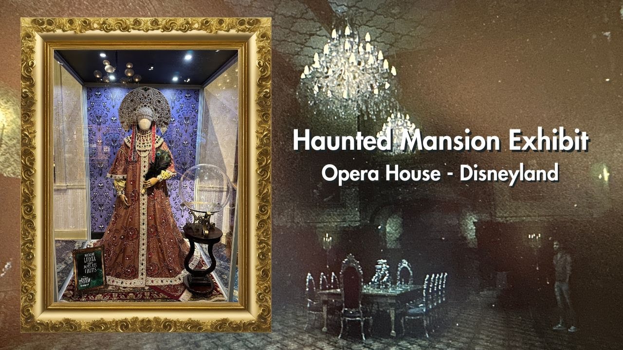 'Video thumbnail for Haunted Mansion Exhibit - Opera House - Disneyland 4K'