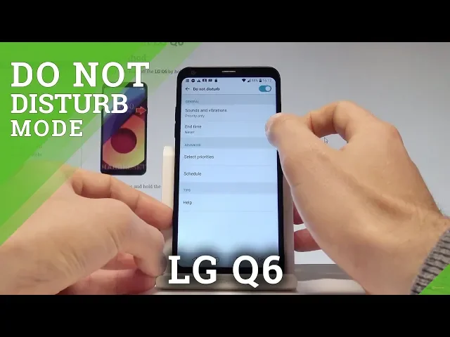 Video thumbnail for How to Enable Do Not Disturb in LG Q6 - DND Settings / Mute Sounds |HardReset.Info