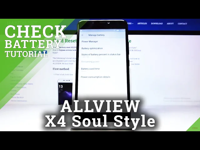 Video thumbnail for How to Activate Battery Percentage on Allview X4 Soul Style – Checking Battery Level