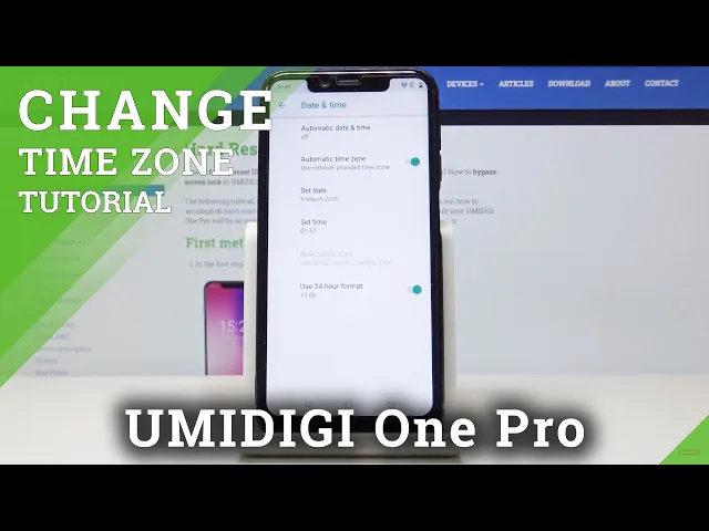 Video thumbnail for How to Set Date & Time in UMIDIGI One Pro – Customize Time Zone / Clock Format