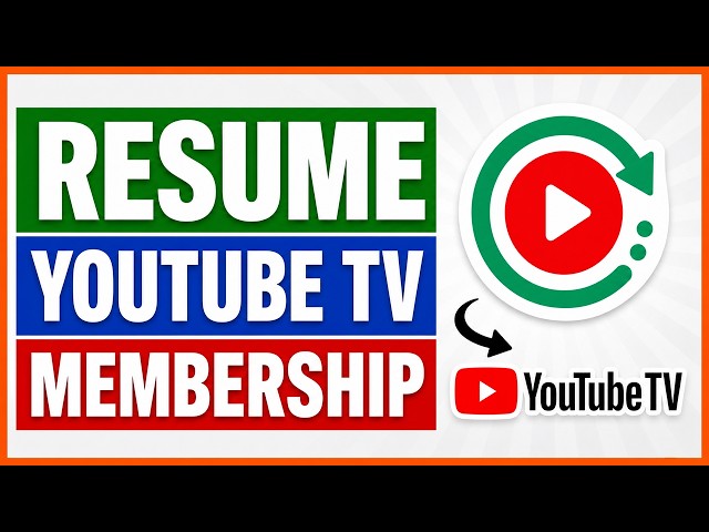 Video thumbnail for How To Resume A YouTube TV Membership? [in 2026]