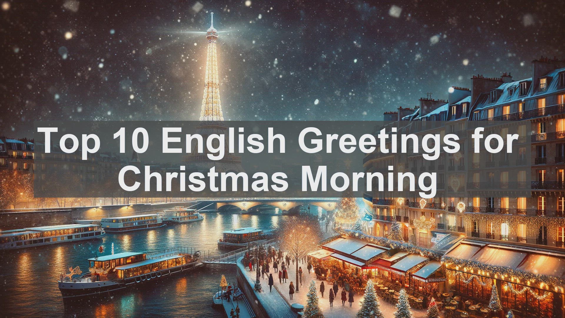 'Video thumbnail for Top 10 English Greetings for Christmas Morning'