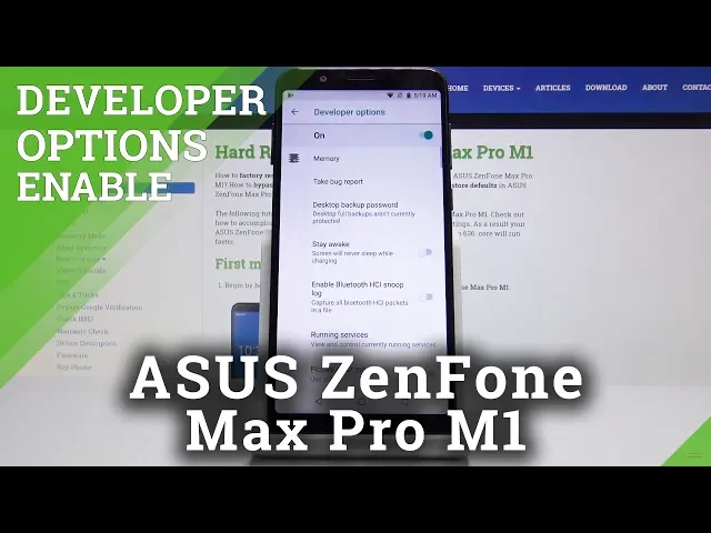 Video thumbnail for How to Enable Developer Options in ASUS ZenFone Max Pro M1 - OTG Connection