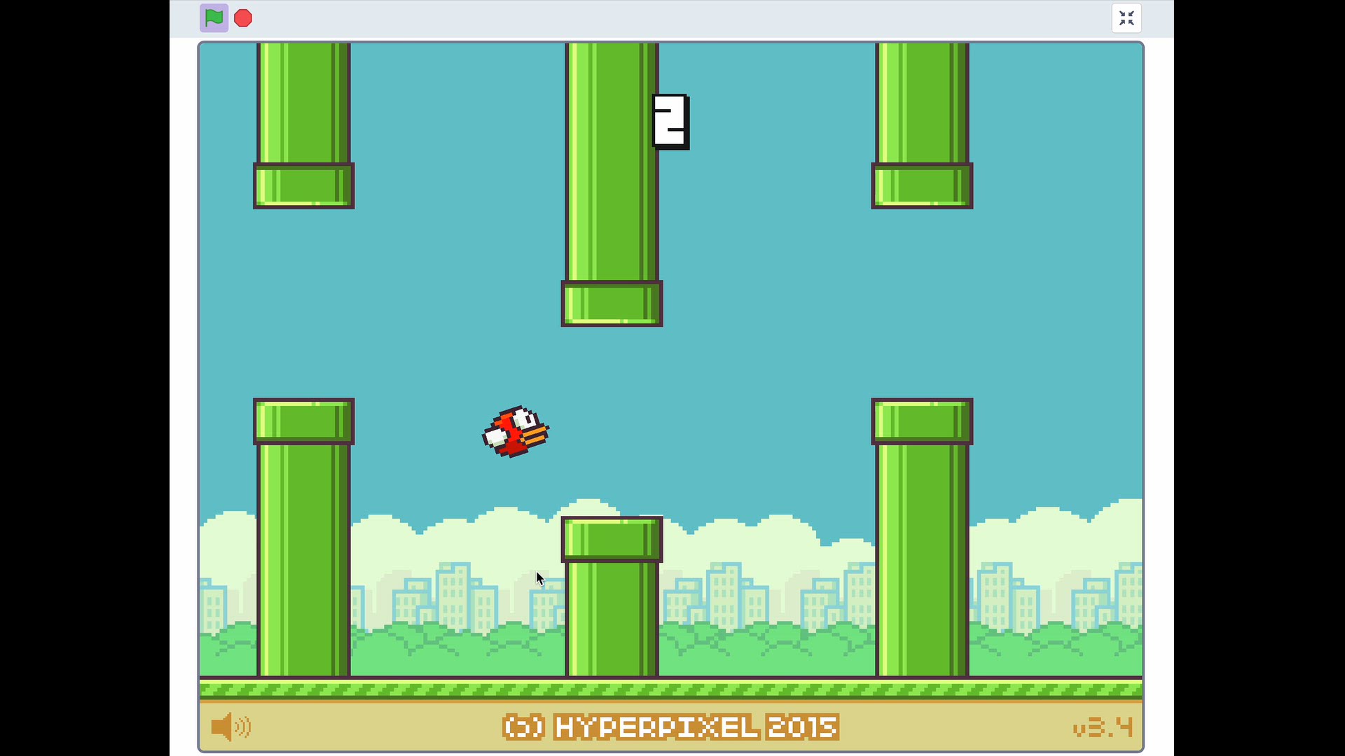Video thumbnail for Flappy Bird (Scratch) 102 Pipes Cleared
