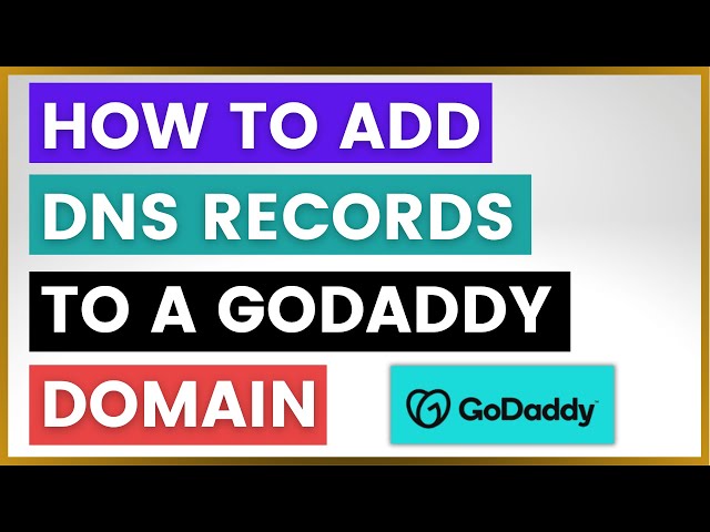 Video thumbnail for How To Add DNS Records To A GoDaddy Domain? [in 2025]