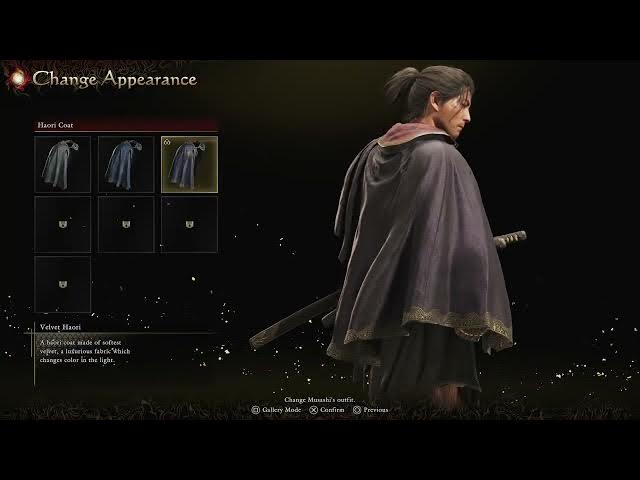 Video thumbnail for Onimusha: WoTS - The Light of Vengeance: Wear Velvet Haori | Eastern Kyoto Observations