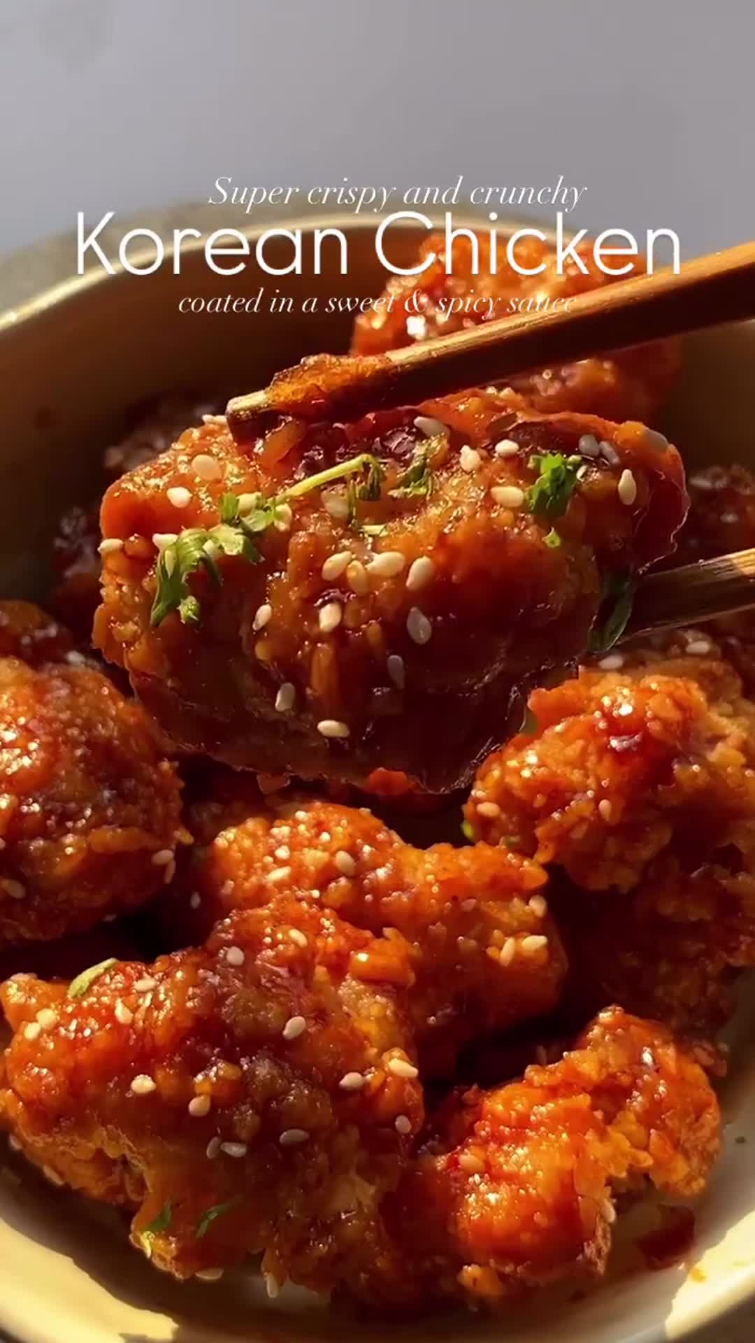 Video thumbnail for Korean chicken recipe