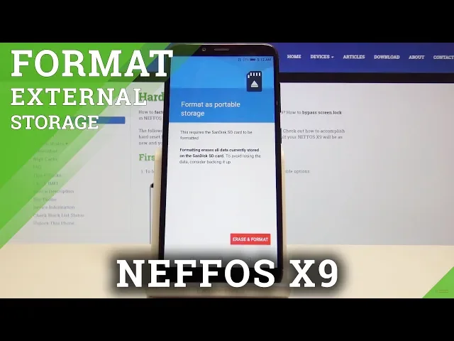 Video thumbnail for How to Repair Memory Card in NEFFOS X9 - Format SD Card