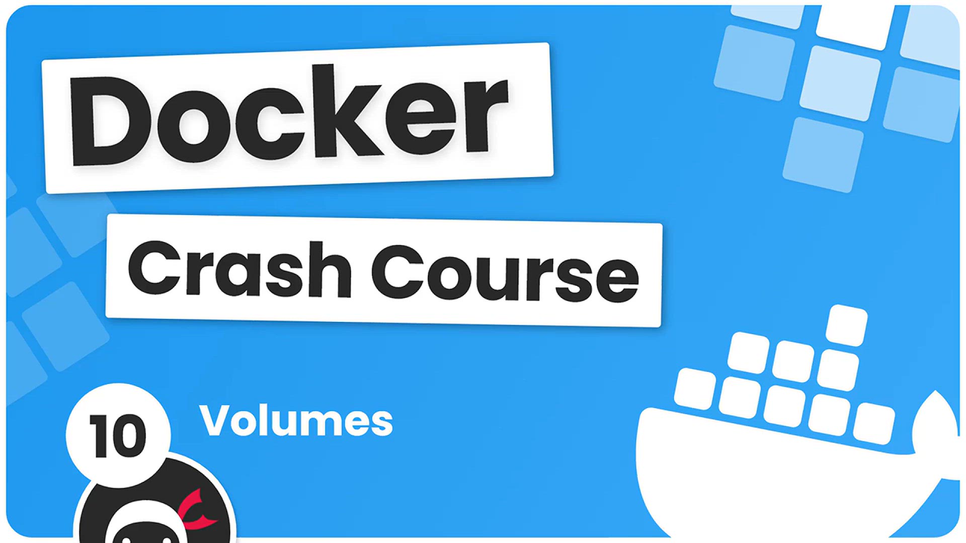 'Video thumbnail for Docker Crash Course #10 - Volumes'
