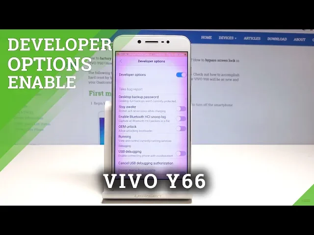 Video thumbnail for Developer Options in VIVO Y66 - OEM Unlock & USB Debugging
