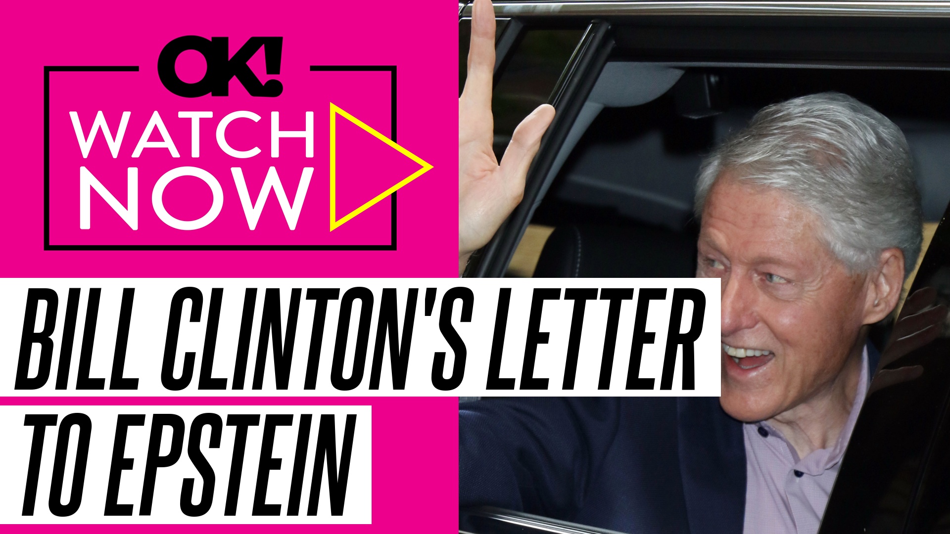'Video thumbnail for Bill Clinton Sent 'Warm and Gushing Letter' to Jeffrey Epstein for 50th Birthday'