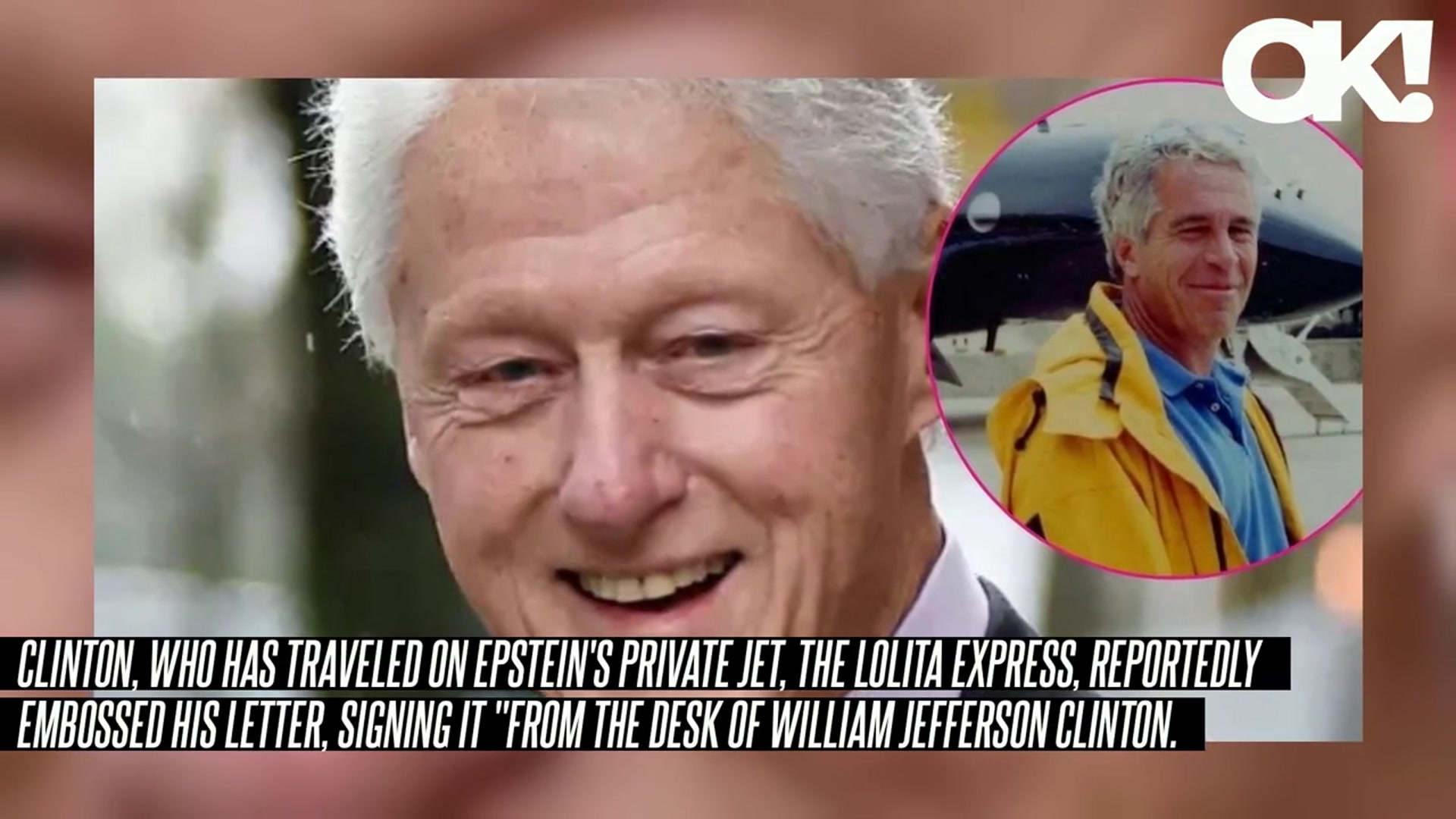 'Video thumbnail for Bill Clinton Sent 'Warm and Gushing Letter' to Jeffrey Epstein for 50th Birthday'