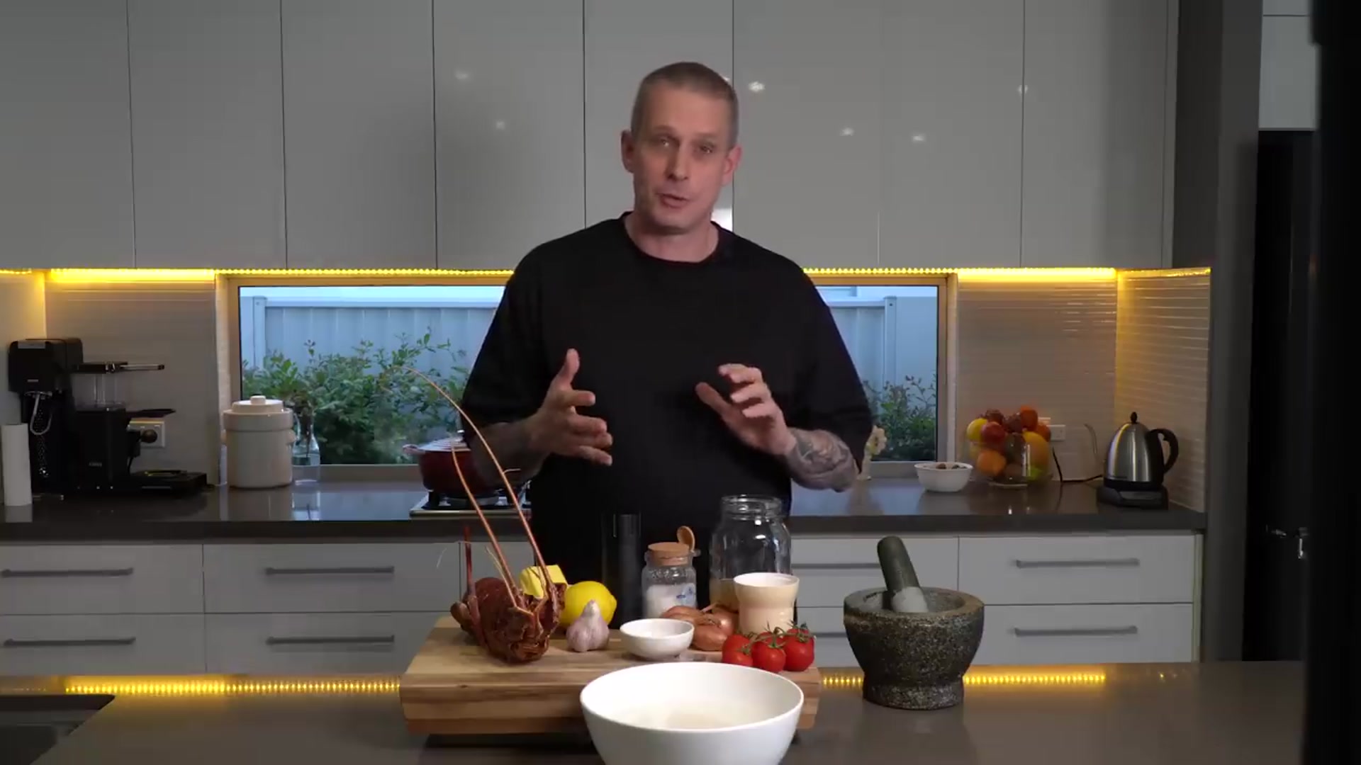 Video thumbnail for Fresh lobster with saffron rice Perfect date night meal(720P HD)