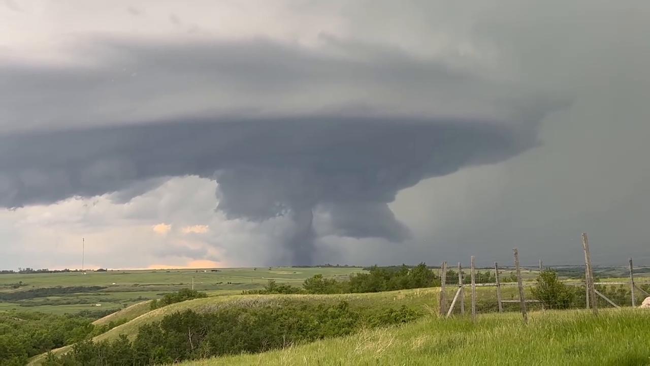 Video thumbnail for Canada: Tornado Touches Down in Saskatchewan as Devastating Storms Batter Region 2.