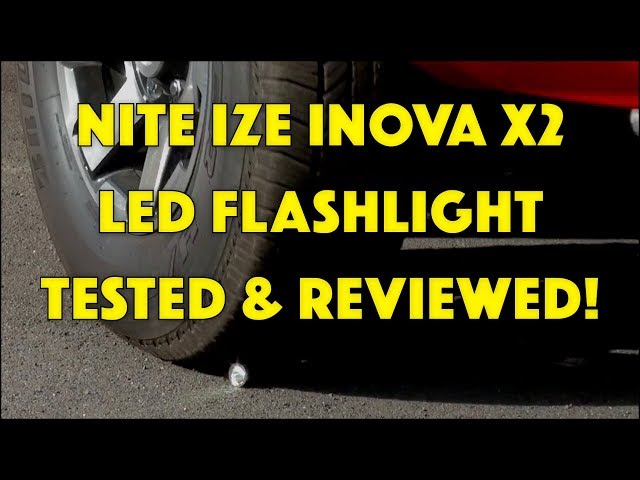 Video thumbnail for The Rugged Nite Ize INOVA X2 Flashlight -  REVIEWED