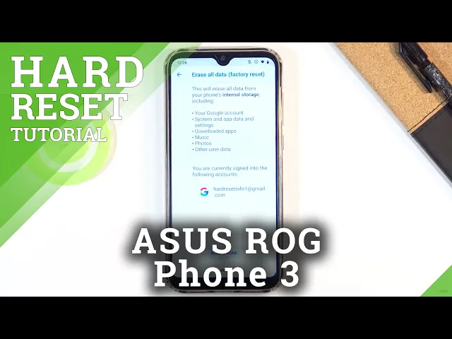 Video thumbnail for How to Factory Reset ASUS ROG Phone 3 – Erase Storage / Restore Defaults