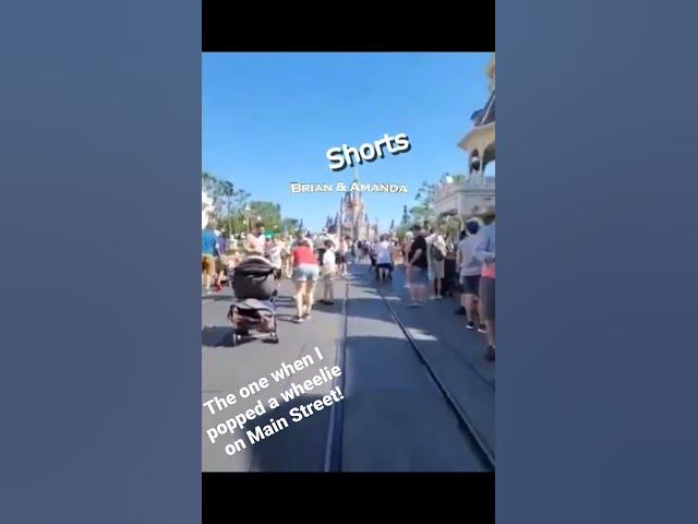 Popping a Wheelie on Main Street!
