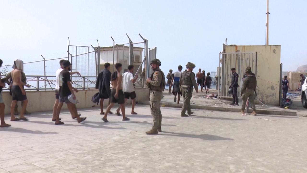 Video thumbnail for Belgium: European Parliament to debate Ceuta migration crisis.