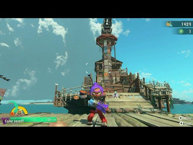 Video thumbnail for Splatoon Raiders - Hideout Ship: Waterwing Splattershot Jr Level 5 Change Weapons, Bot Buddy etc