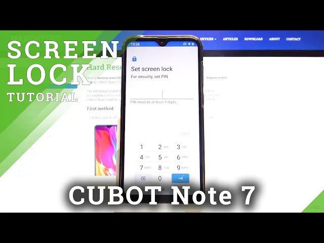 Video thumbnail for How to Set Up Screen Lock in CUBOT Note 7 – Manage Screen Lock
