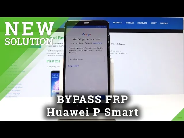 Video thumbnail for How to Bypass Google Verification in Huawei P Smart - Unlock FRP in Android 8.0