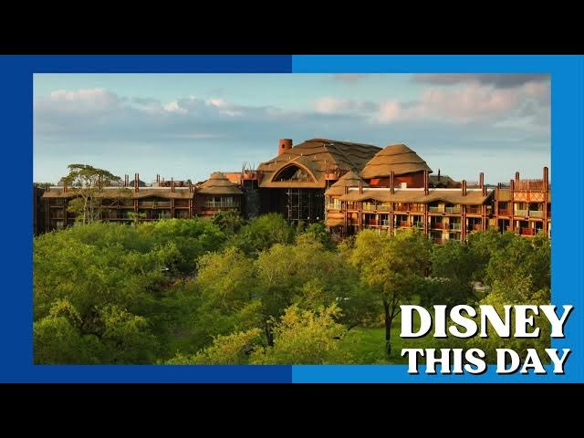 Video thumbnail for Disney's Animal Kingdom Lodge | DISNEY THIS DAY | April 16, 2001