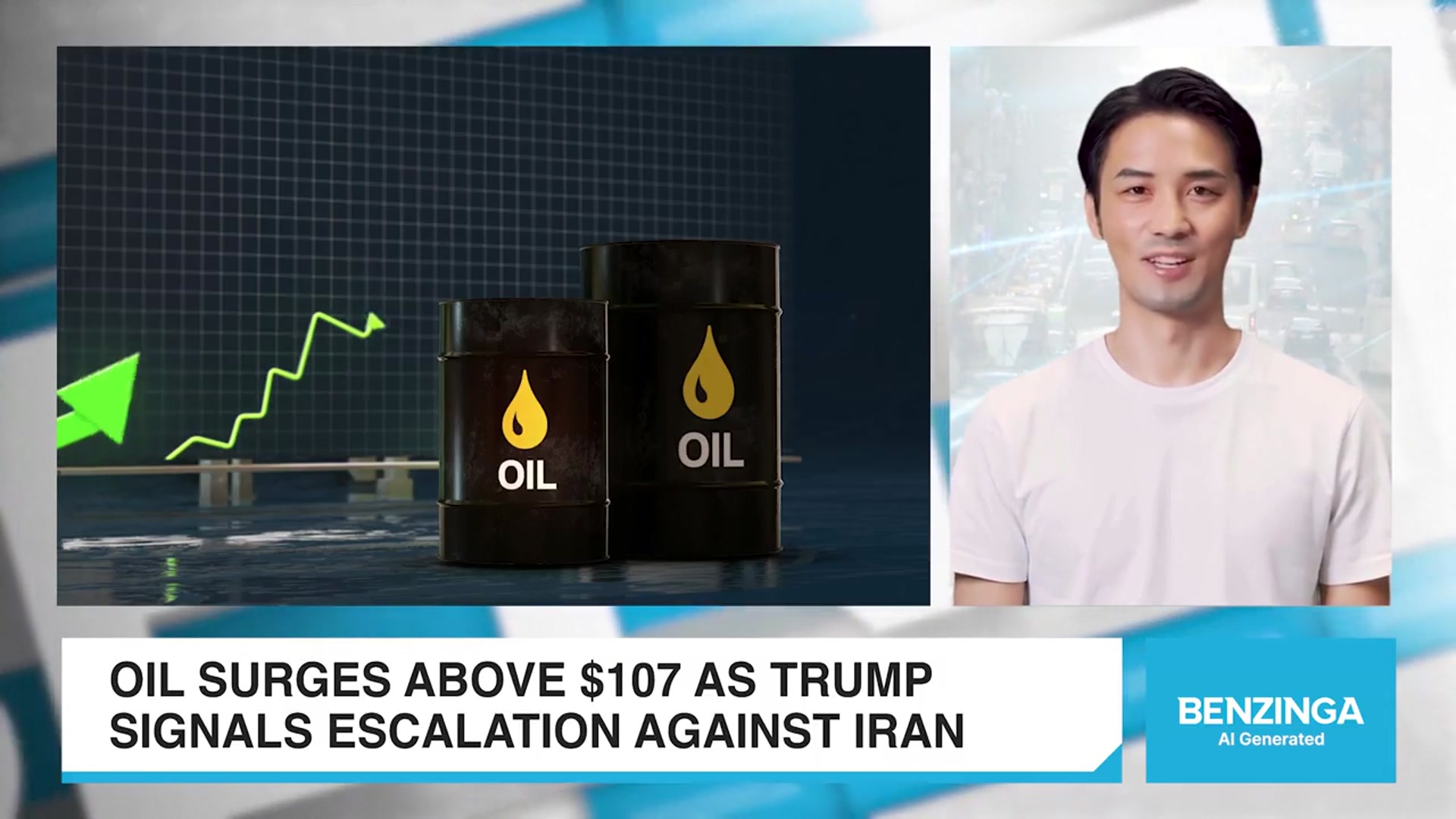 Video thumbnail for Oil Surges On Iran Tensions
